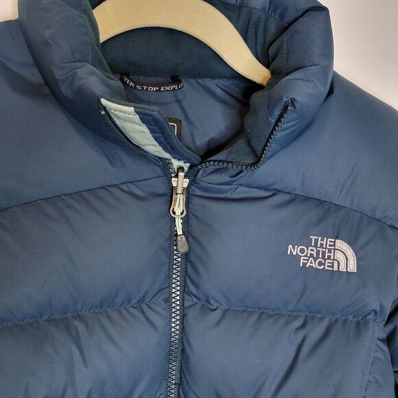 The North Face 700 Womens Goose Down Puffer Jacket Green See Measurements No Sz - Picture 7 of 11